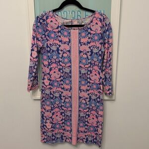 Lilly Pulitzer Pink and Blue Floral Dress